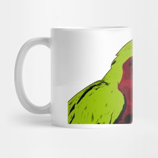 Great green macaw Comic Art Mug